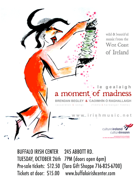 Brendan Begley & Caoimhin O’Raghallaigh Concert poster